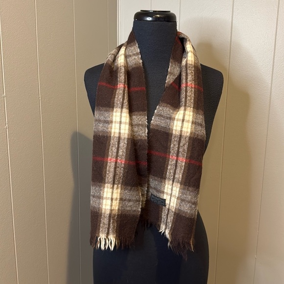 Christian Dior Unisex Women’s Men’s Scarf Merino Wool Fringe Short - Picture 1 of 4
